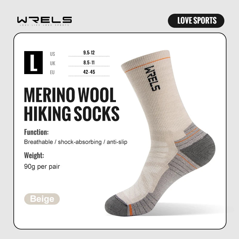 Chaussettes en laine de mérinos