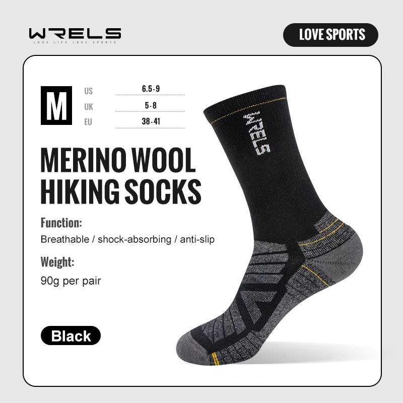 Chaussettes en laine de mérinos