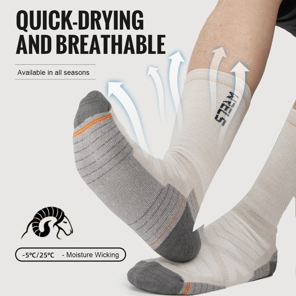Chaussettes en laine de mérinos