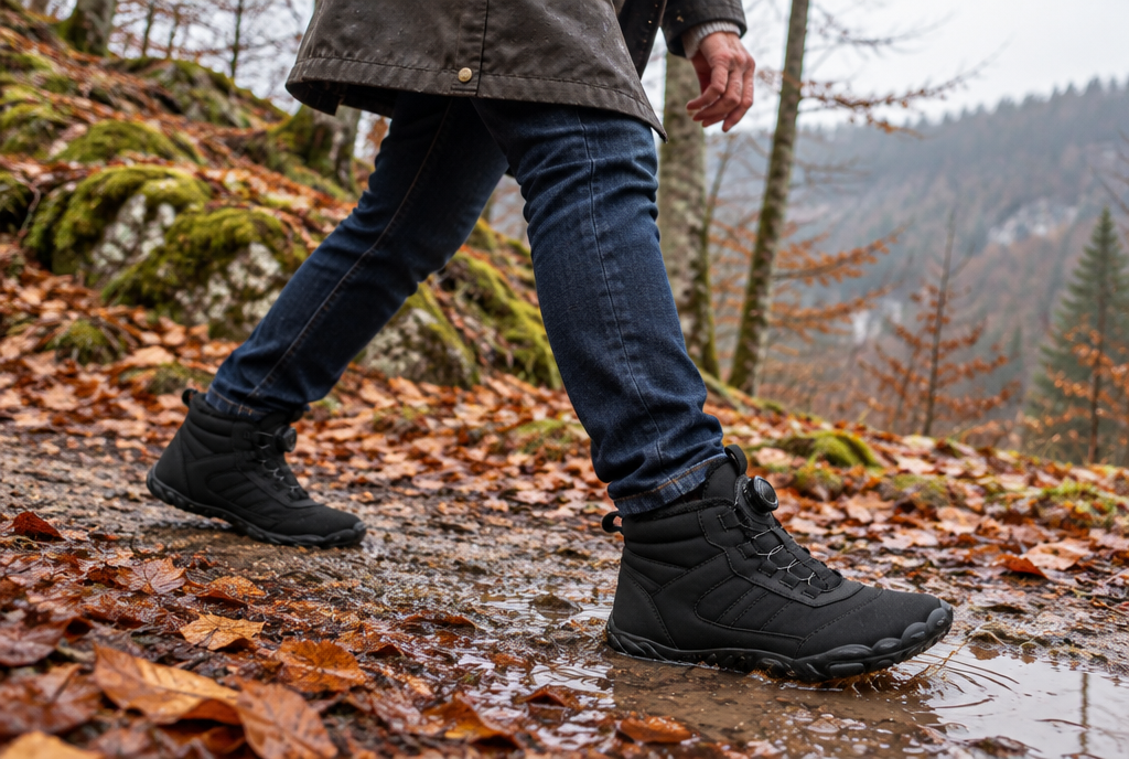 Marche en forêt avec la Terraia FlexGround noire